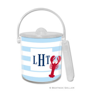Ice Bucket - Stripe Lobster