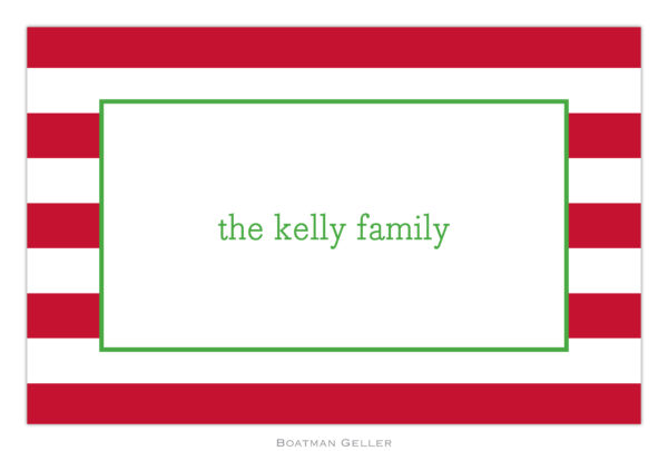 Placemat - Awning Stripe Red