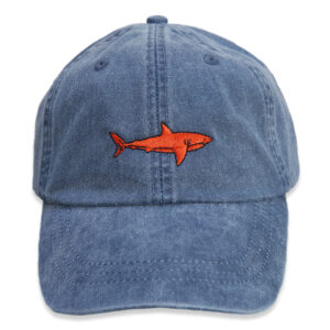 Shark Hat on Washed Navy