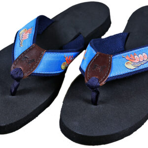 Shrimp on the Barbie Flip Flops