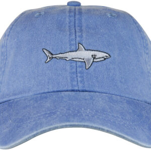 Shark Hat on Periwinkle